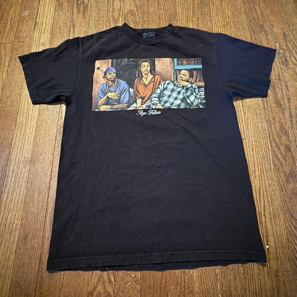 DGK Bye Felicia Friday Movie‎ Graphic T-Shirt Black Men's Size Medium M